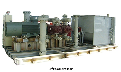 typical lift compressor